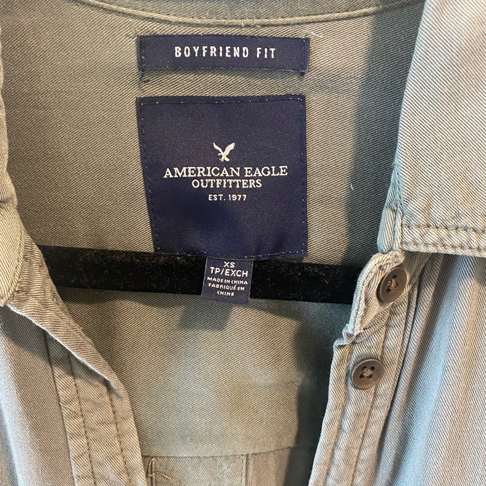 Perfect Condition - American Eagle Button Up Xs - image 5